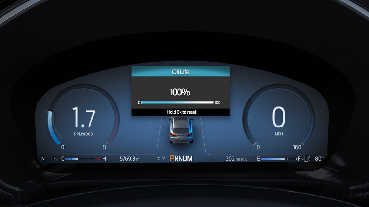 Reset the Oil Change Light on Ford Escape